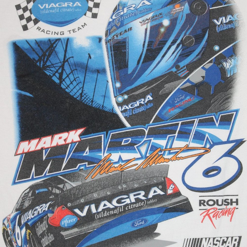 2002 Roush Racing Pfizer #6 Mark Martin Shirt - Picture 7 of 8